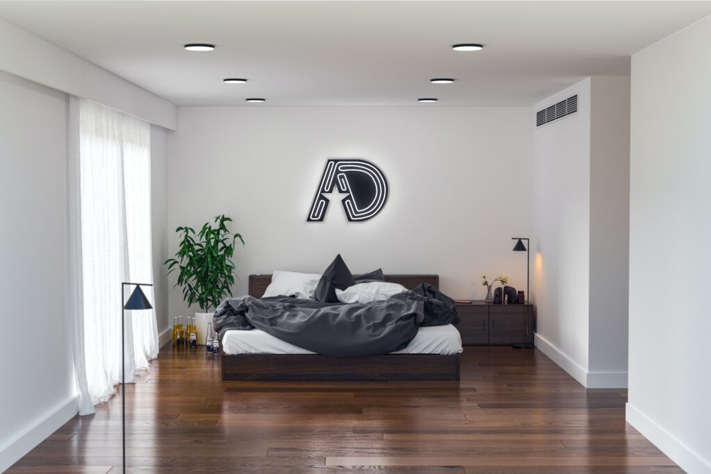 ways to cut costs on flooring picture of a bedroom with laminate flooring