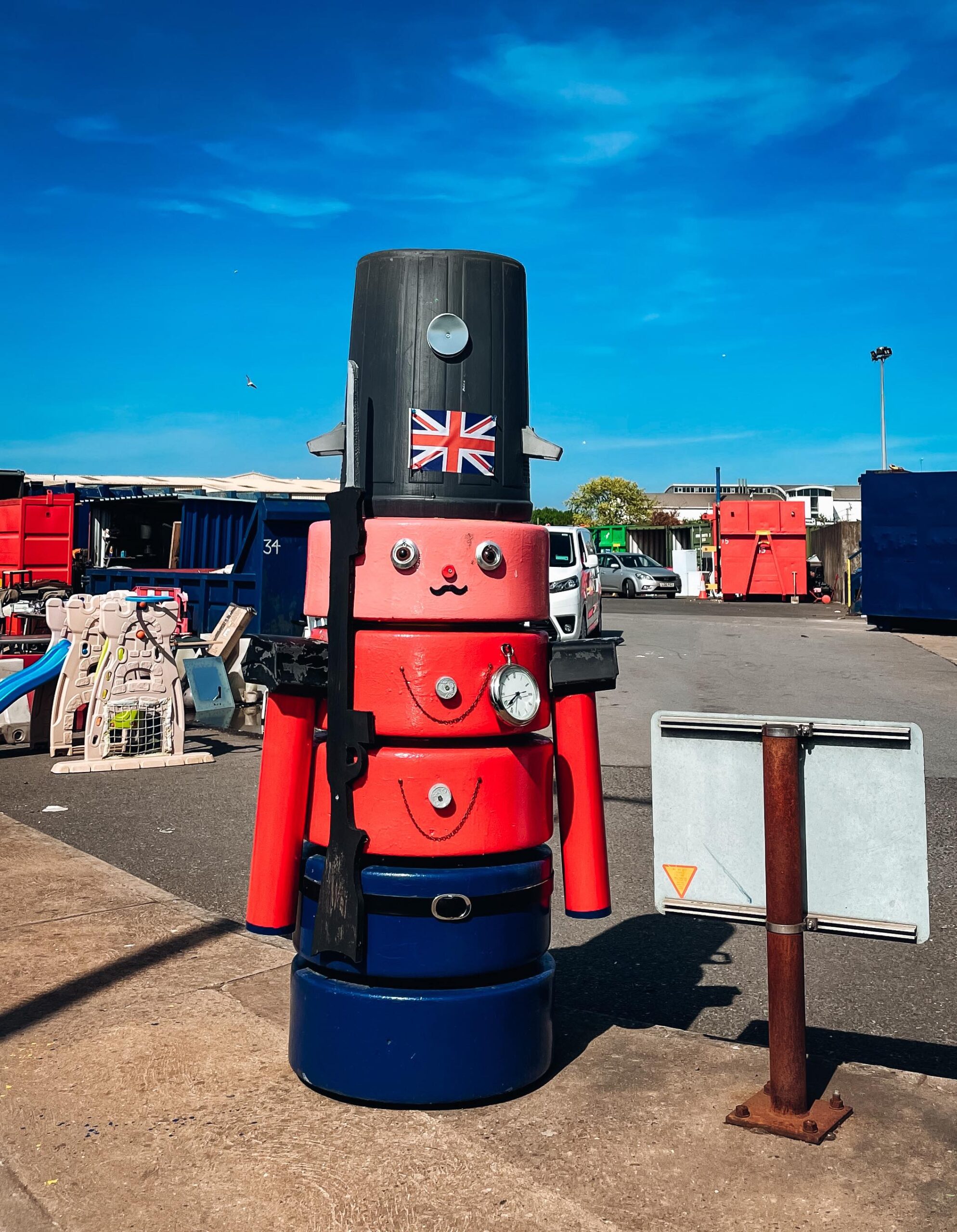 soldier at the tip