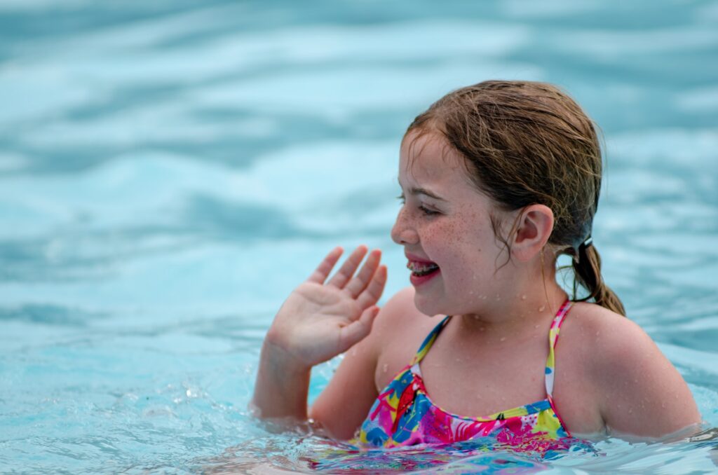 girl in swimming pool what's on in Cleethorpes