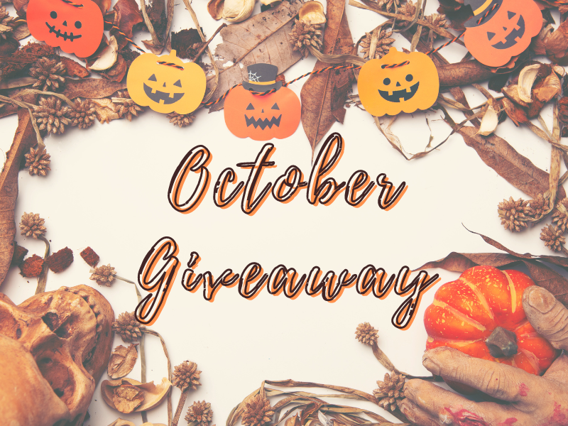 October Giveaway graphic 