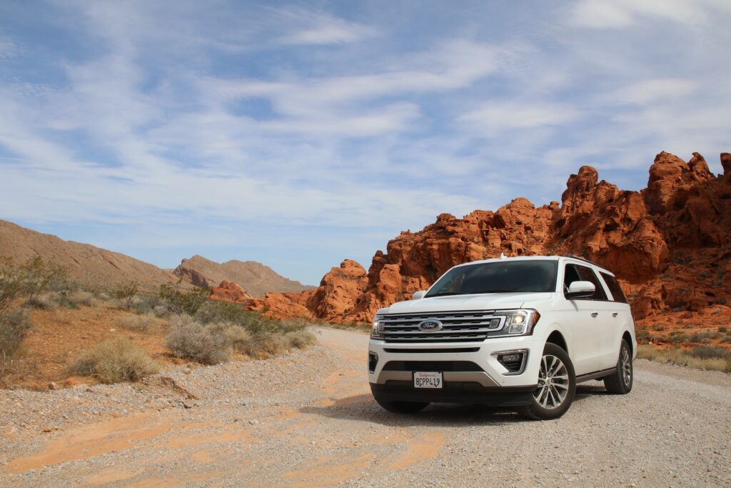 car on a dirt road