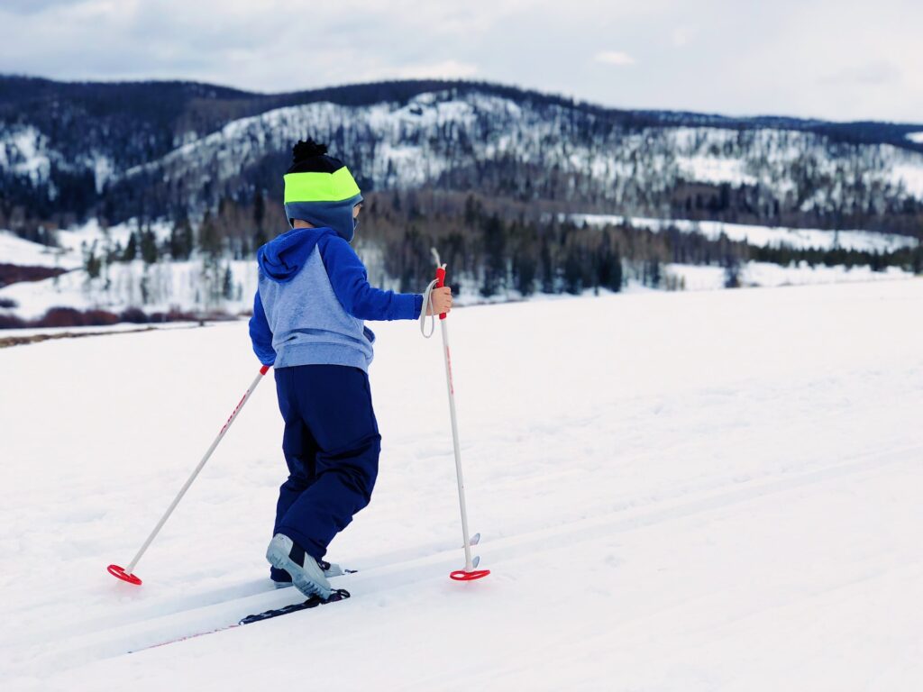 child skiing - skiing with children
