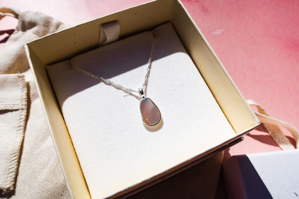 mother of pearl necklace