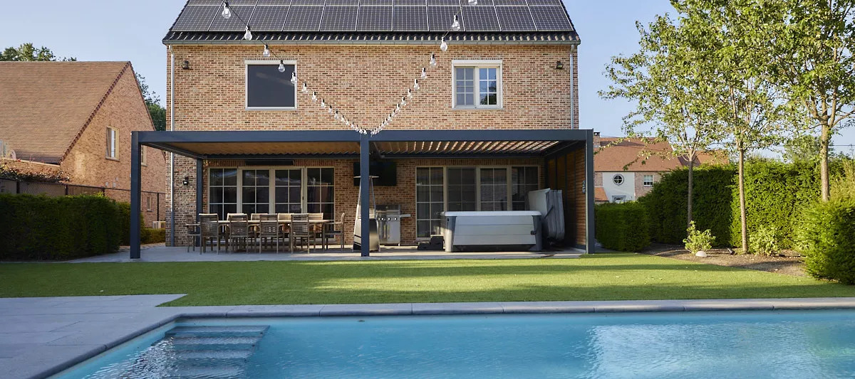 house with shade